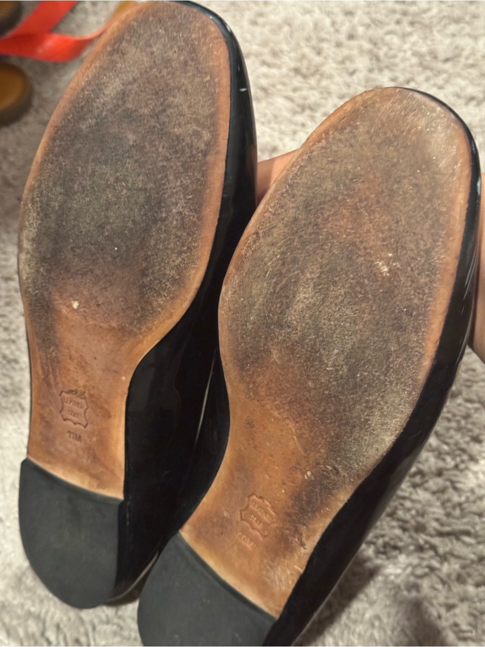 Tory Burch Black Patent Leather Slip-On Loafers - Picture 4 of 4